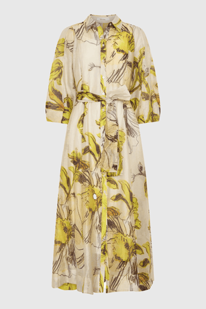 MAE SHIRT DRESS LEMON
