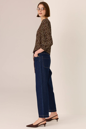 MAE PRINTED SILK TOP BUD PRINT