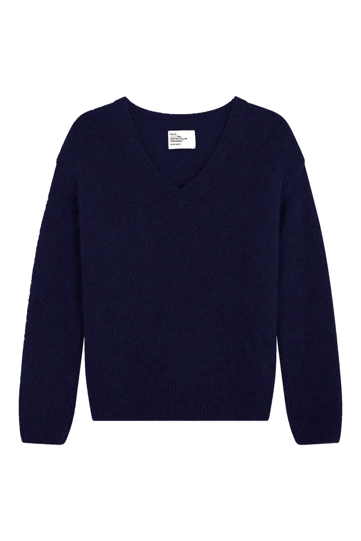 MALILI VEE NECK JERSEY NAVY