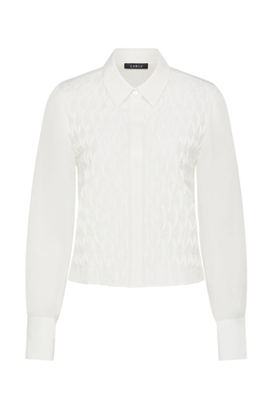 MANON PINTUCK SHIRT IVORY