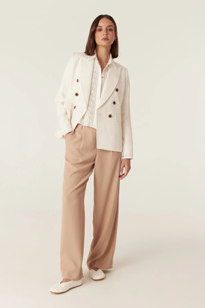 MANON PINTUCK SHIRT IVORY