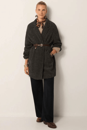 MARCEAU JACKET VELVET TWIST GREY