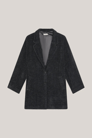 MARCEAU JACKET VELVET TWIST GREY