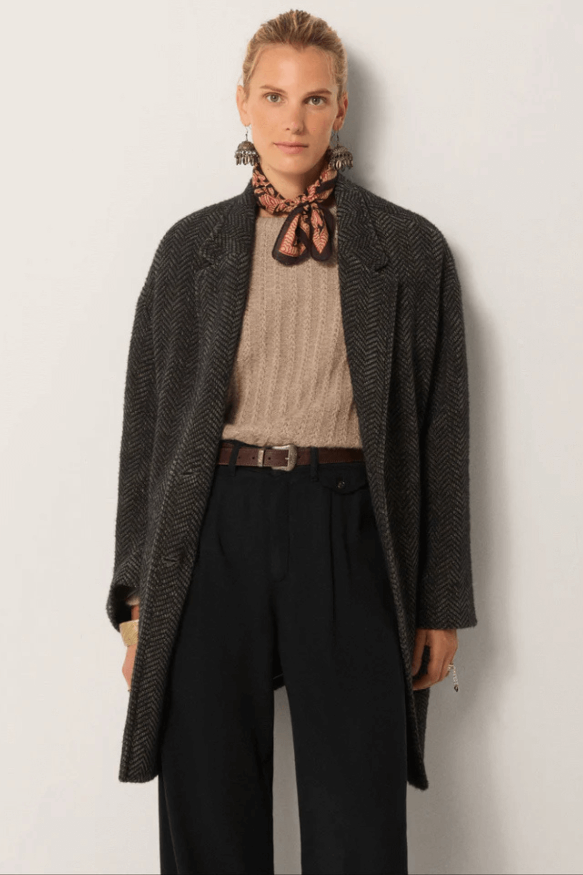 MARCEAU JACKET VELVET TWIST GREY