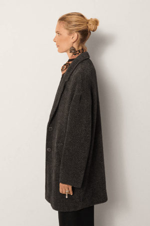 MARCEAU JACKET VELVET TWIST GREY