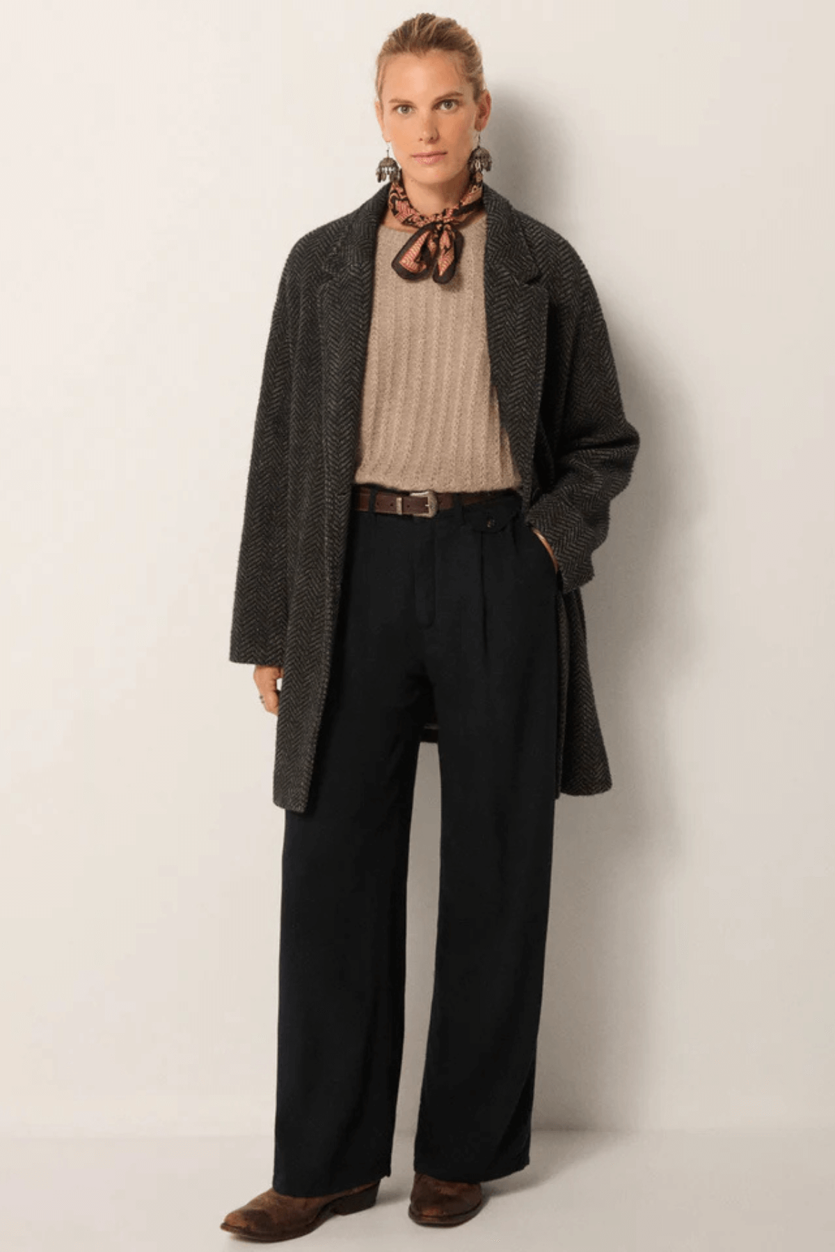 MARCEAU JACKET VELVET TWIST GREY