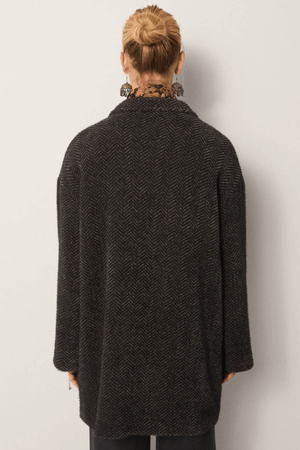 MARCEAU JACKET VELVET TWIST GREY