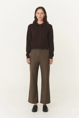 MARIN WOOL SUIT PANTS CHESTNUT
