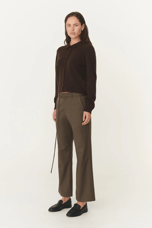 MARIN WOOL SUIT PANTS CHESTNUT
