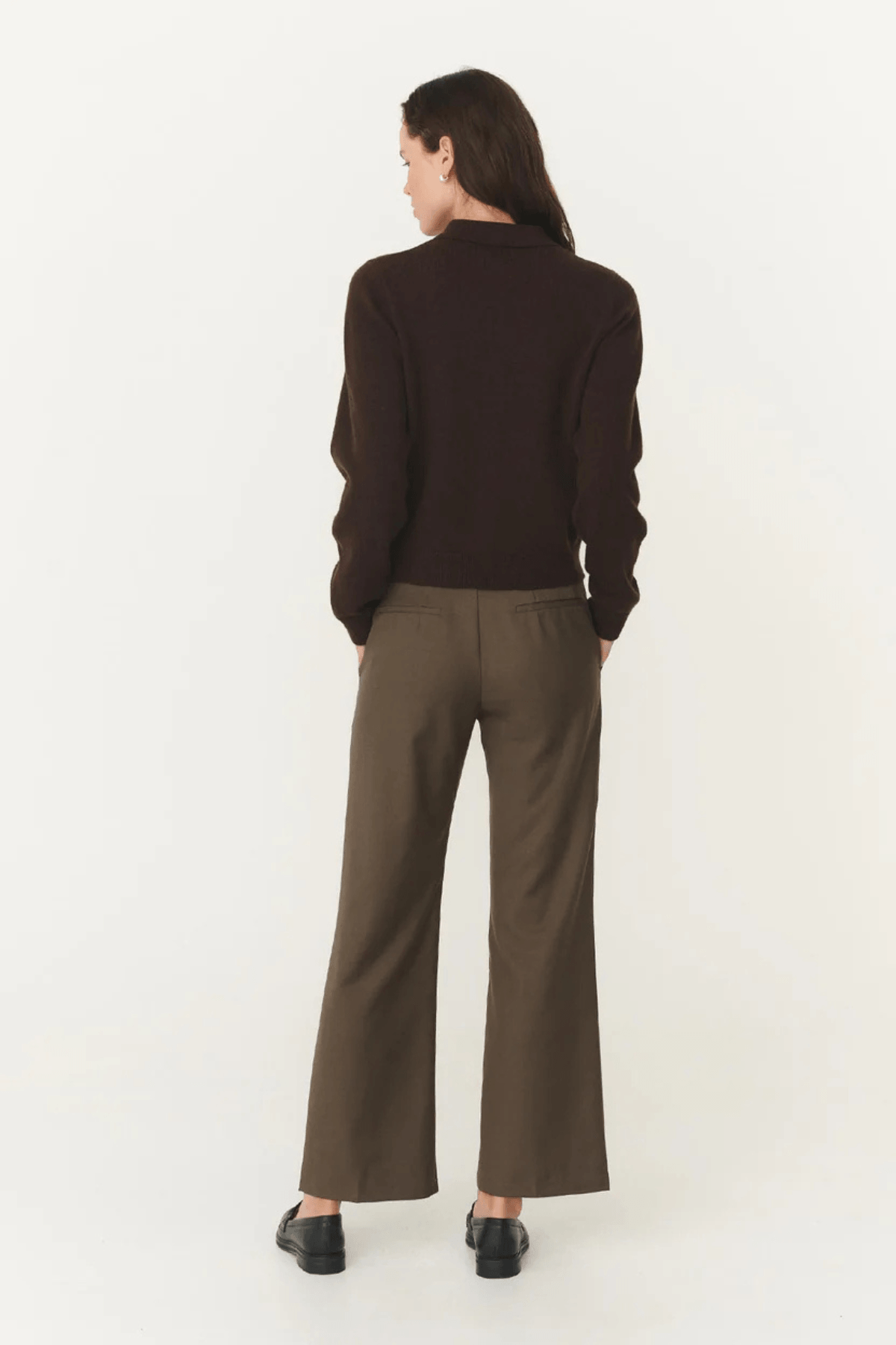 MARIN WOOL SUIT PANTS CHESTNUT