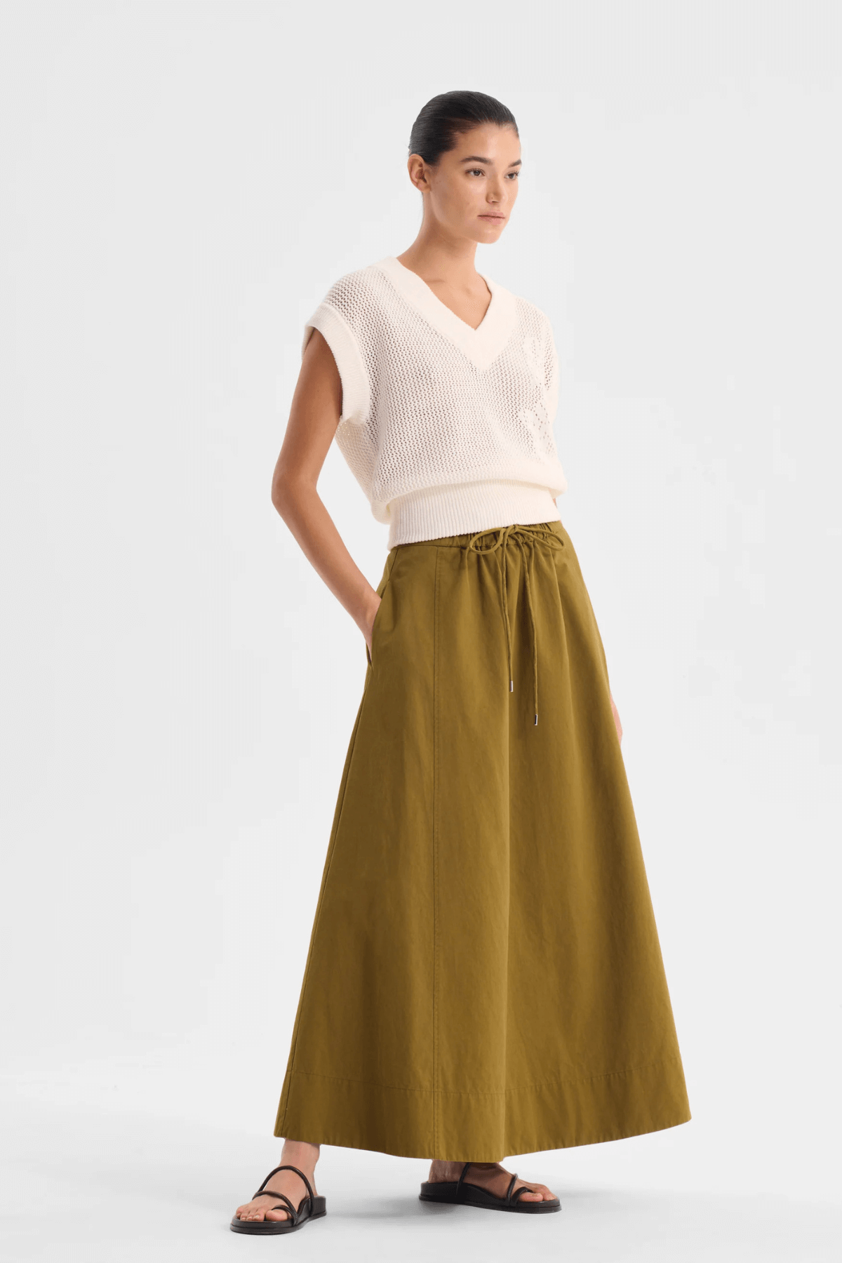 MARIQUE SKIRT TOBACCO