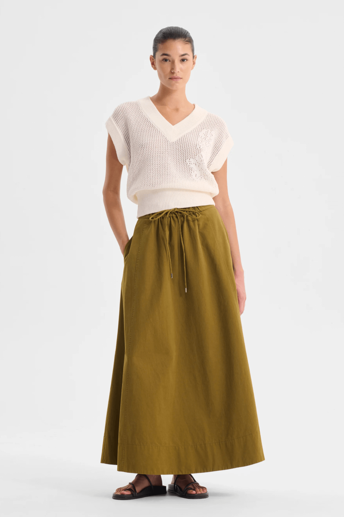 MARIQUE SKIRT TOBACCO