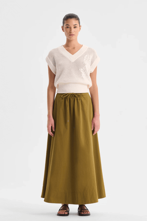 MARIQUE SKIRT TOBACCO