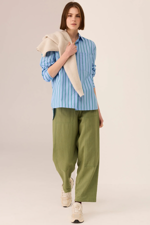 MARLON STRIPE SHIRT BLUE STRIPE