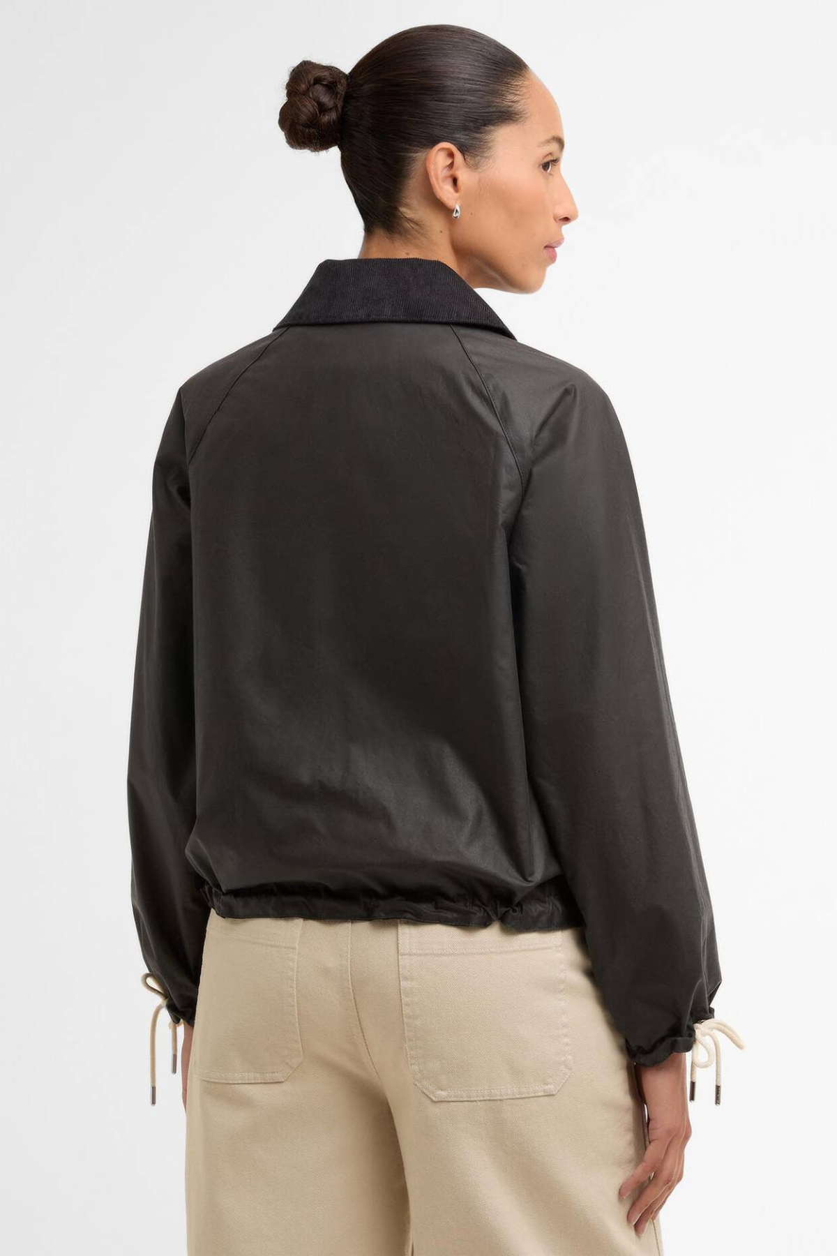 MARRON WAX JACKET GREY/DRESS