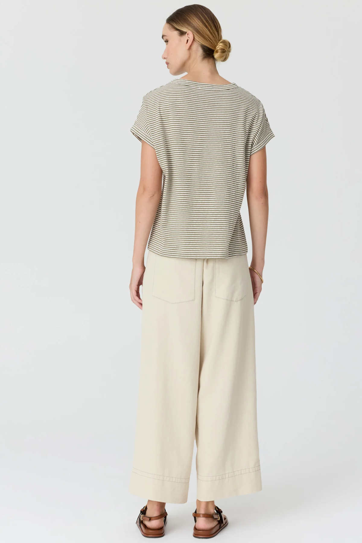 MAST STRIPE TEE FERN STRIPE