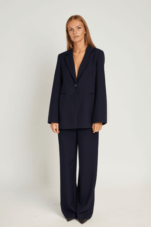 MEA WIDE PANTS DARK BLUE