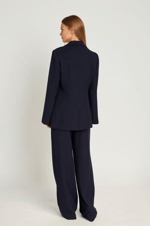 MEA WIDE PANTS DARK BLUE