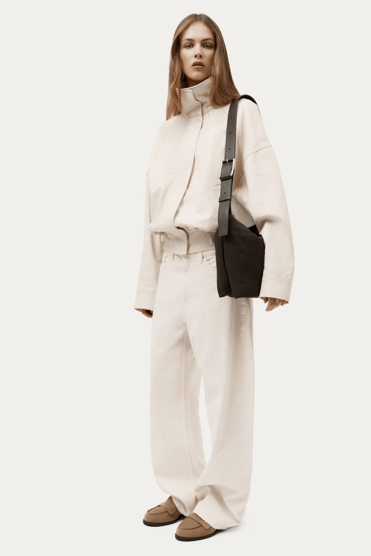 MIDIMESE BAG ASPHALT SUEDE