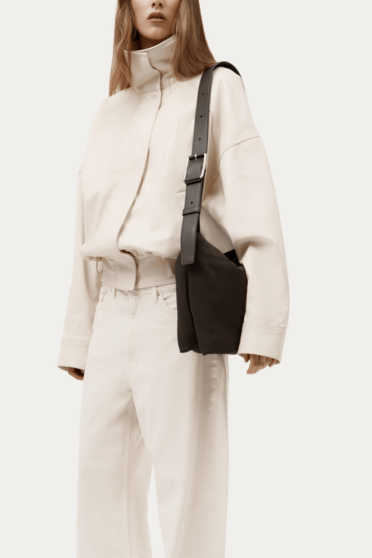 MIDIMESE BAG ASPHALT SUEDE