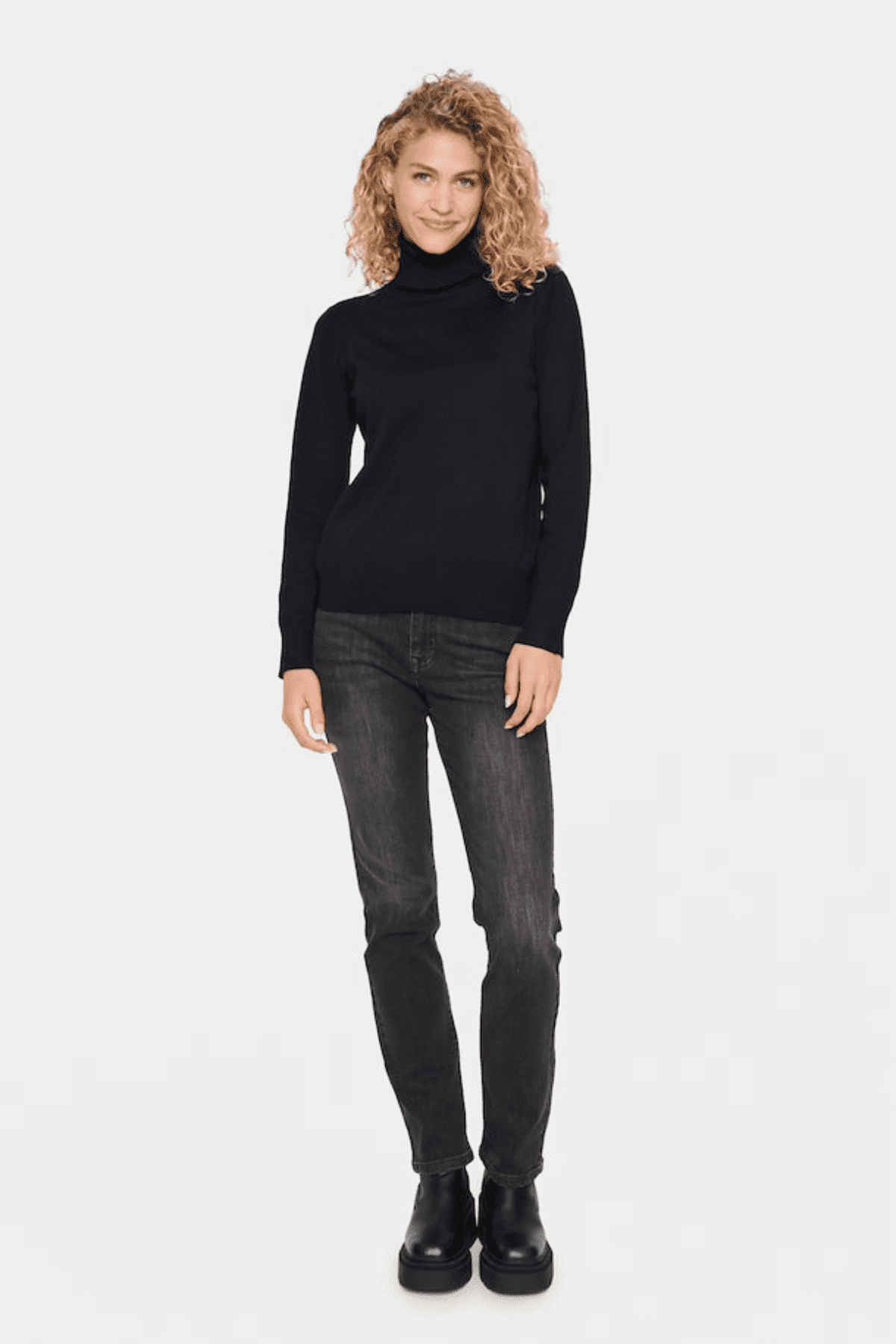 MILA ROLLNECK KNIT BLACK