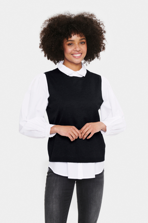 MILA VEST BLACK