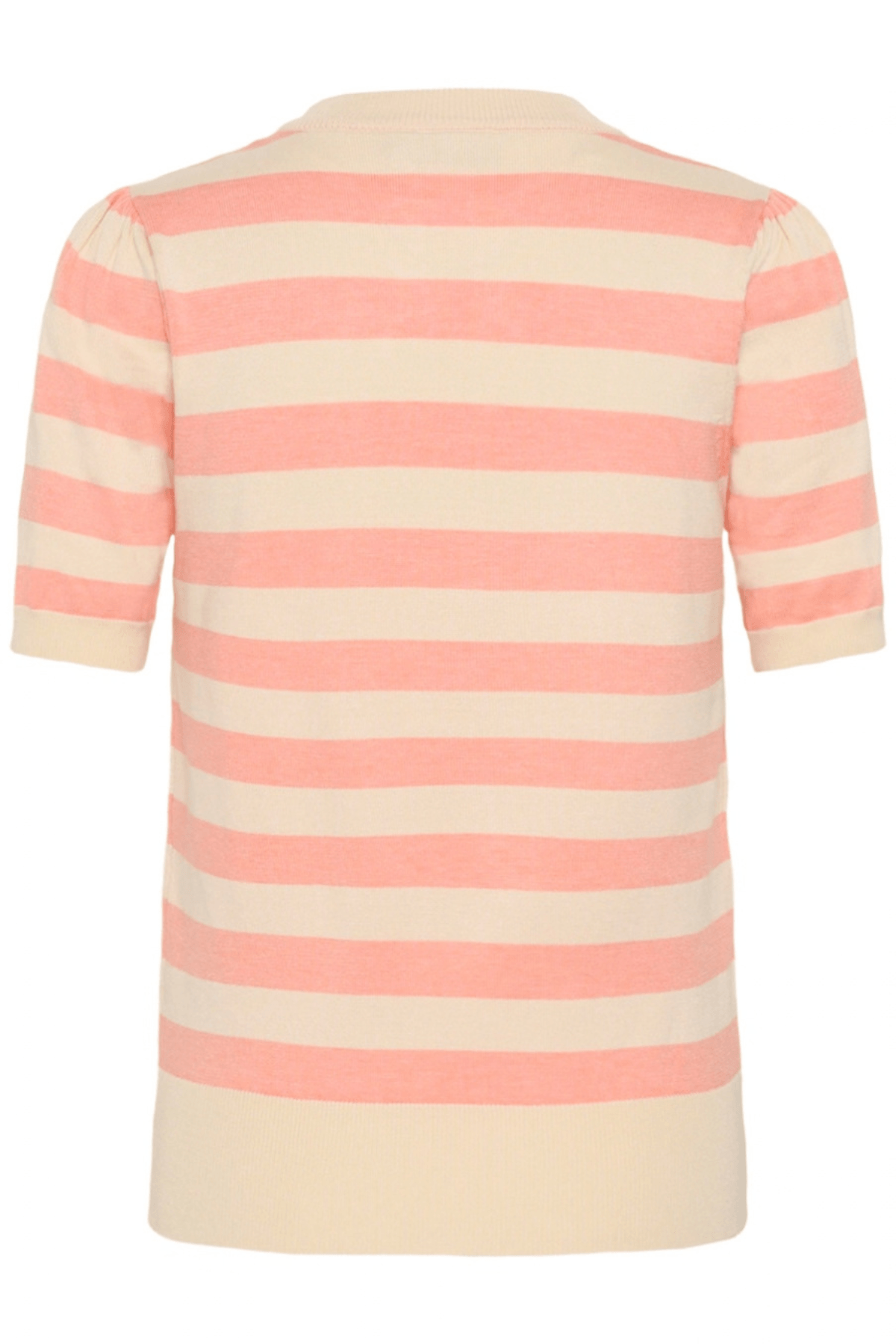 MILA SS BLOCK STRIPE PULLOVER BLOOMING IVORY