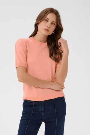 MILA SHORT SLEEVE PULLOVER BLOOMING DAHLIA
