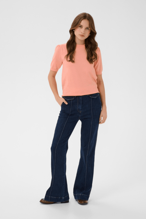 MILA SHORT SLEEVE PULLOVER BLOOMING DAHLIA