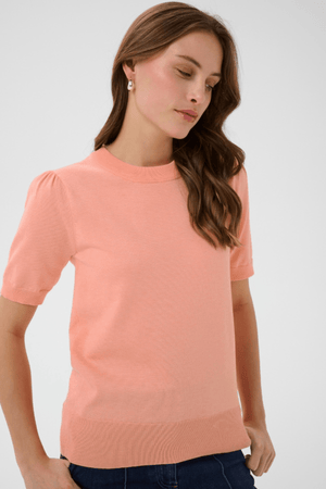 MILA SHORT SLEEVE PULLOVER BLOOMING DAHLIA