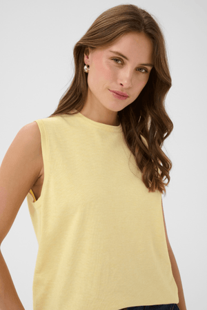 MILA VEST PINAPPLE SLICE MELANGE