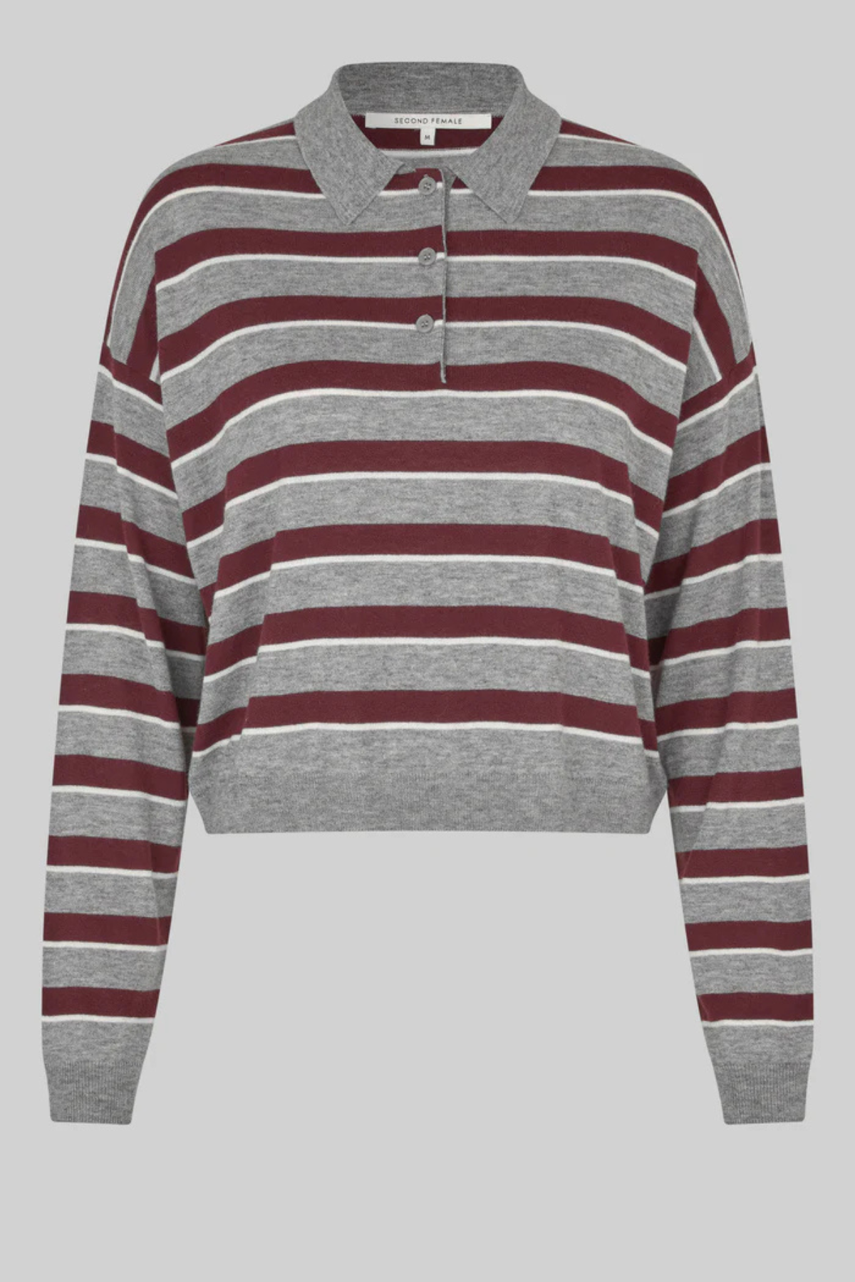 MILEY COLLARED KNIT FUDGE