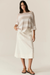MILTON STRIPE KNIT WHITE/PEBBLE