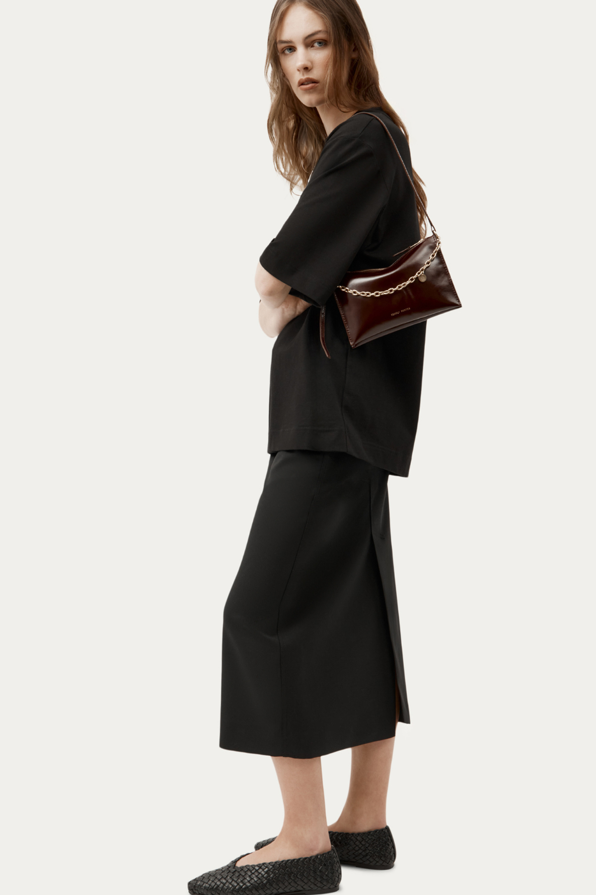 MINIMESE CROSSBODY DARK CHERRY GLOSS
