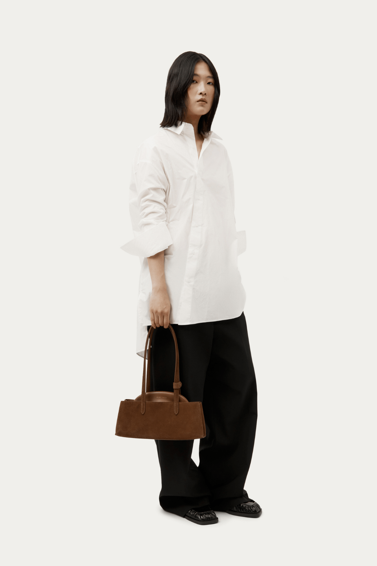 MINI VAULT TOTE HAZEL SUEDE