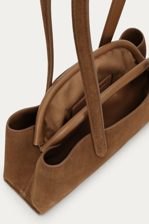 MINI VAULT TOTE HAZEL SUEDE