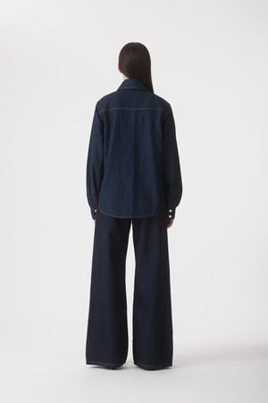 MONICA LONG SLEEVE SHIRT AFTERDARK