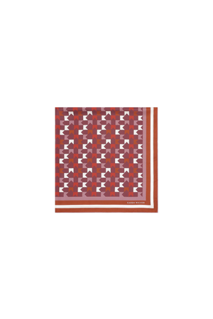 MONOGRAM LARGE CHECK CLASSIC SCARF PLUM MULTI