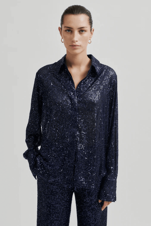 MOONSHINE SLIM SHIRT NIGHT SKY