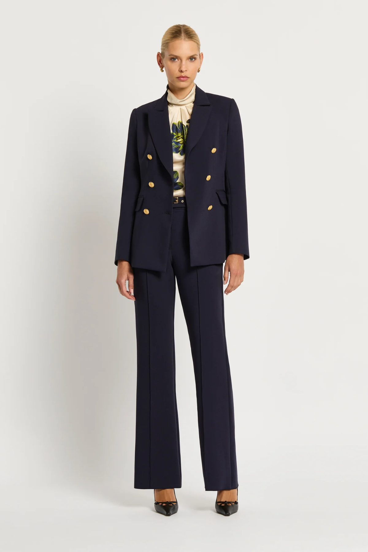 MORGAN BLAZER INDIGO