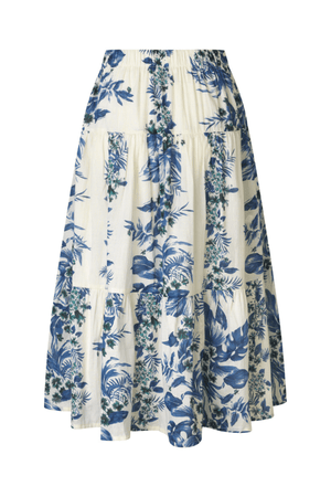 MORNING MIDI SKIRT BLUE