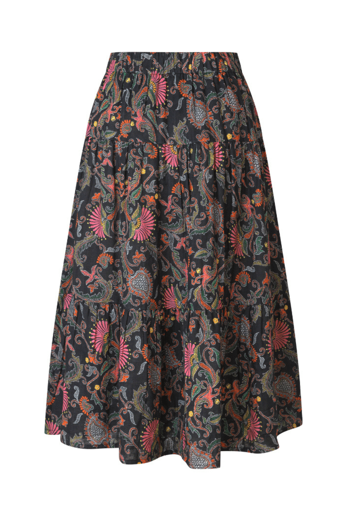 MORNINGLL MIDI SKIRT FLOWER PRINT