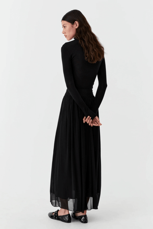 MORRI MERINO HIGH NECK BLACK