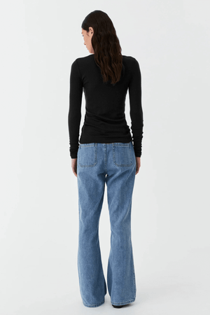 MORRI MERINO ROUND NECK BLACK