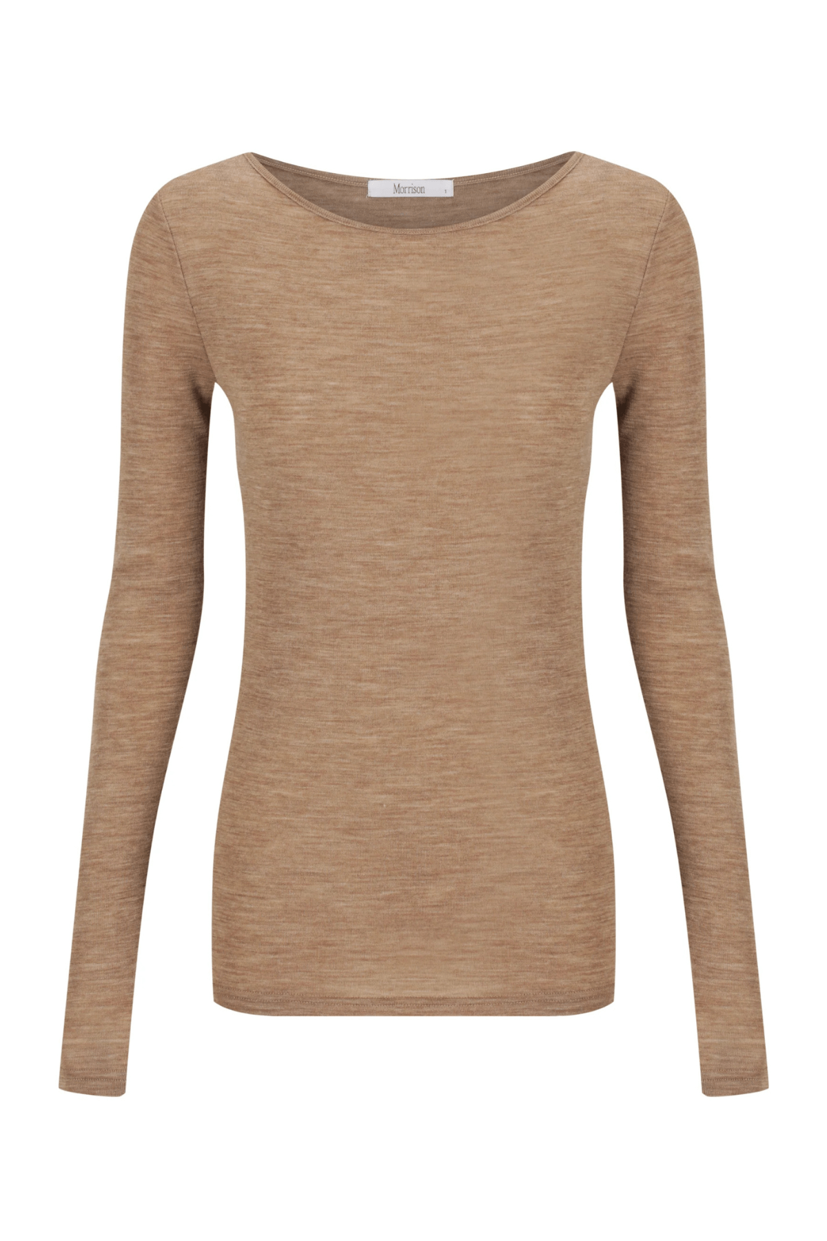 MORRI MERINO ROUND NECK COFFEE