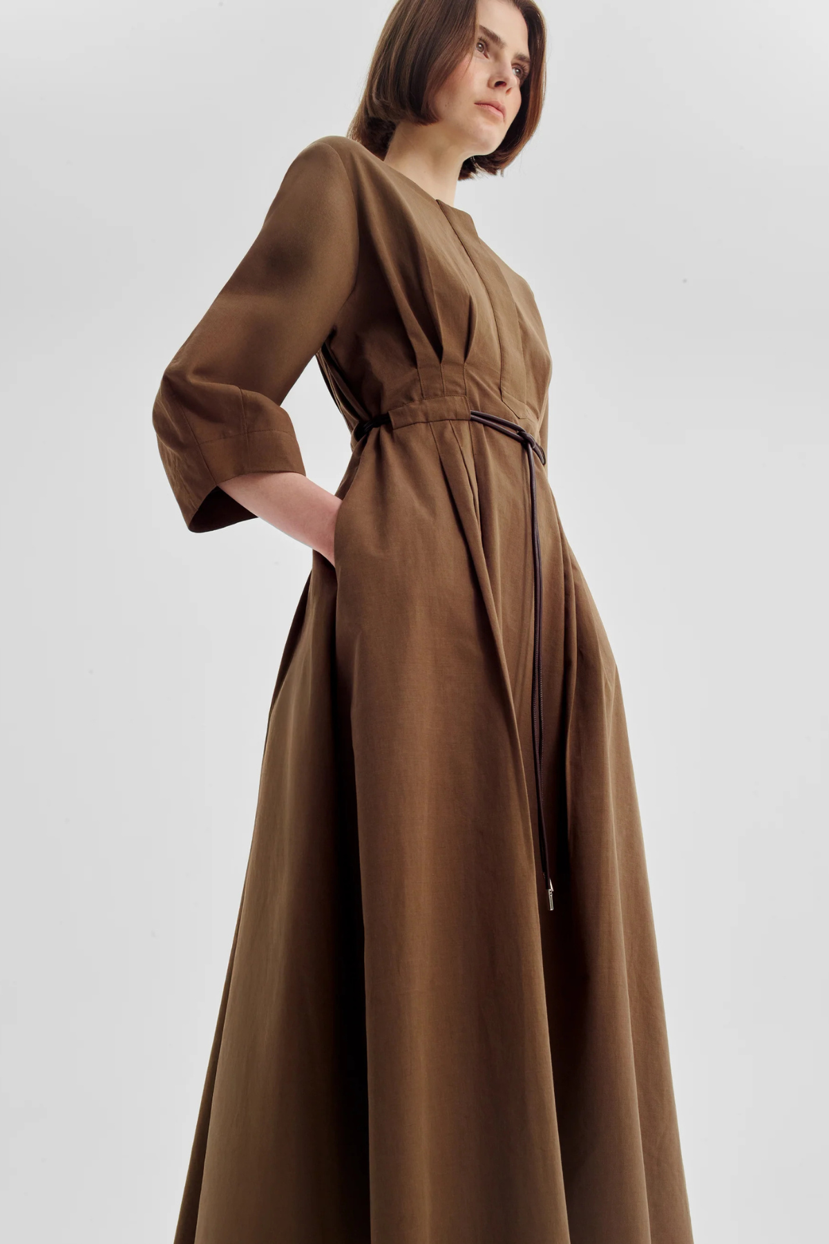 FRANCIS SHIRT DRESS HUNTER