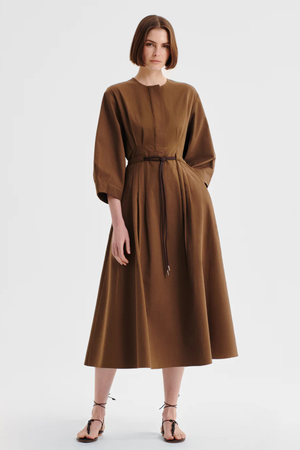 FRANCIS SHIRT DRESS HUNTER
