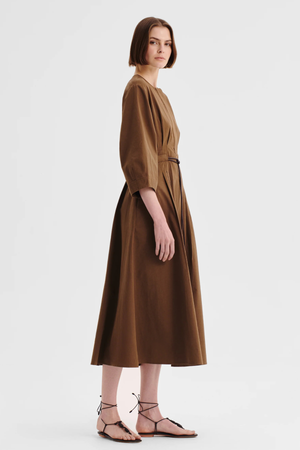 FRANCIS SHIRT DRESS HUNTER