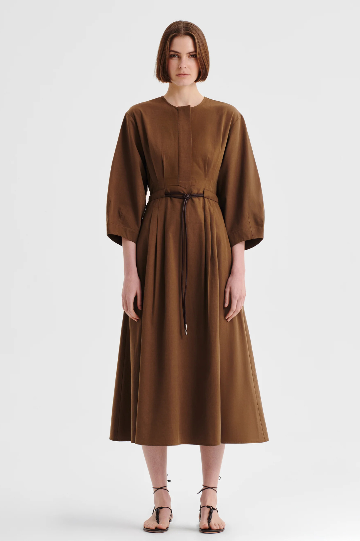 FRANCIS SHIRT DRESS HUNTER