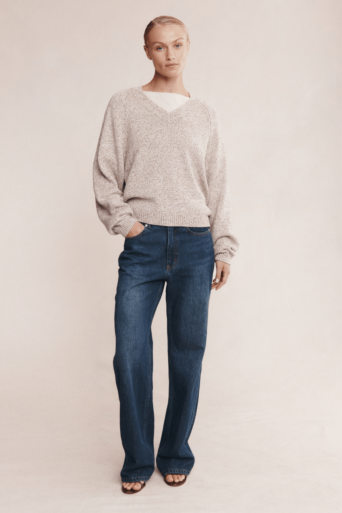 MOSS SWEATER FLEUR SPECKLE